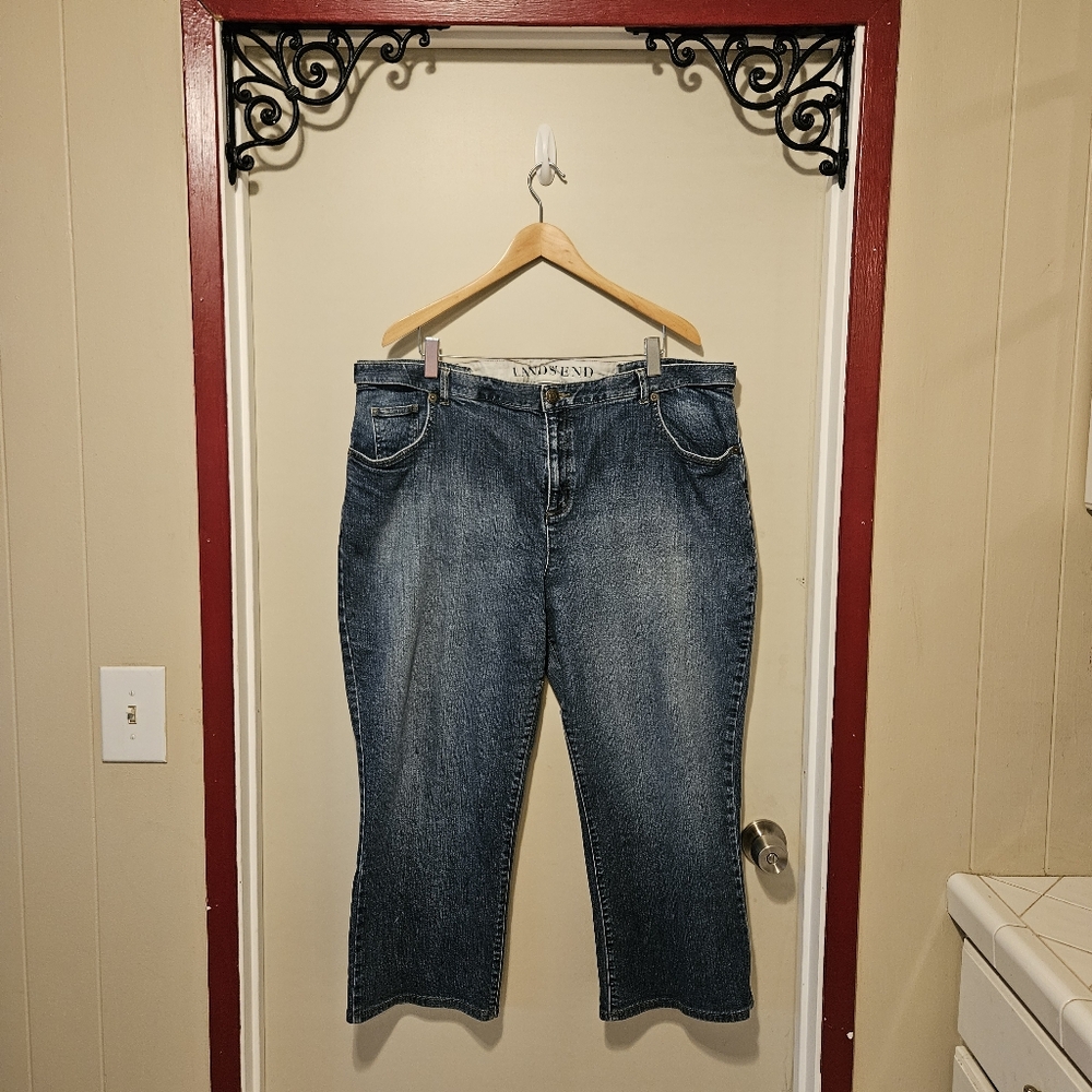 Lands End Boot Leg Jeans